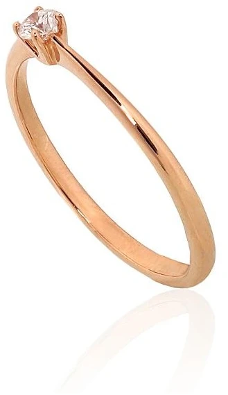 Diamond Sky Jewelry Auksinis žiedas su deimantais „Jos Akių Šviesa II“