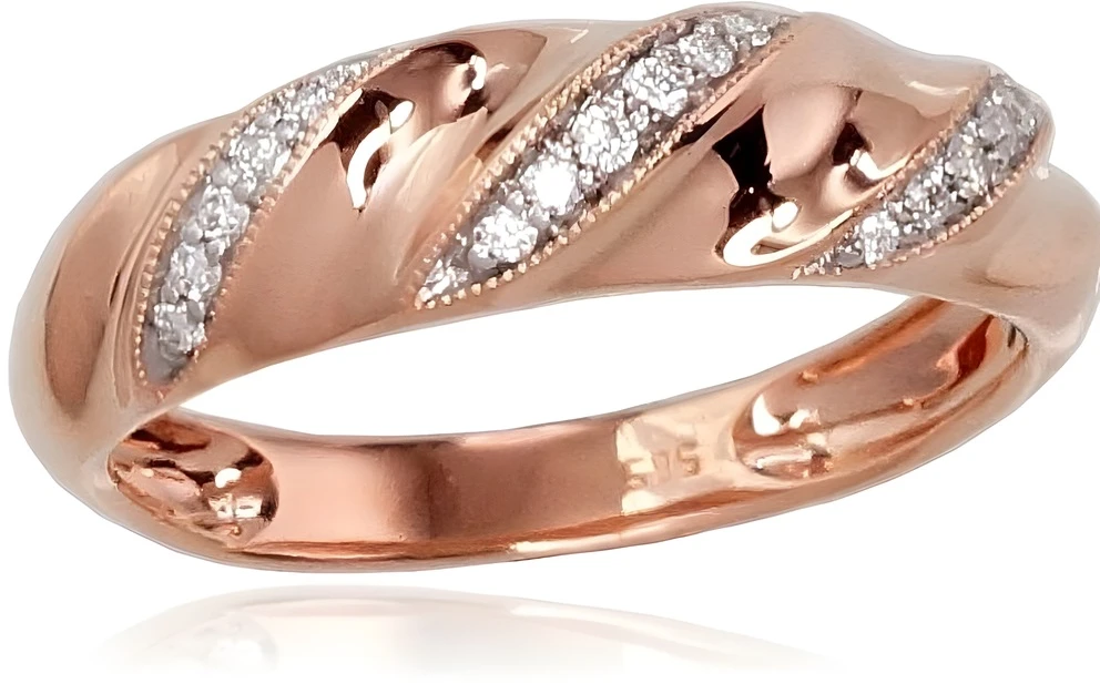 Diamond Sky Jewelry Auksinis žiedas su deimantais „Aveyron III“