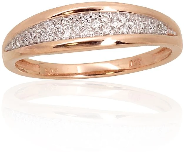 Diamond Sky Jewelry Auksinis žiedas su deimantais „Melisandra V“