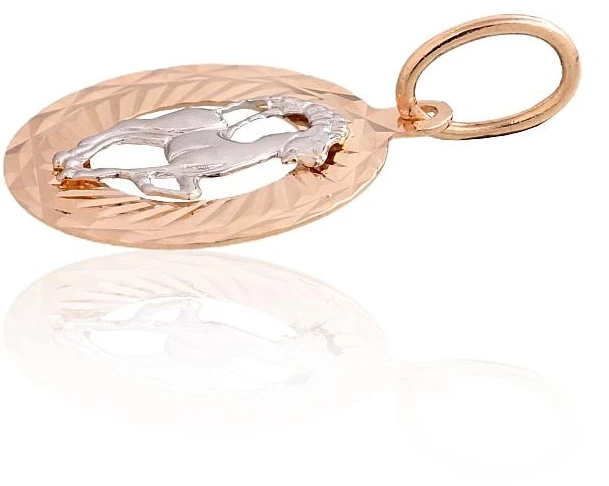 Diamond Sky Jewelry Auksinis zodiako ženklo pakabukas „Ožiaragis IV“