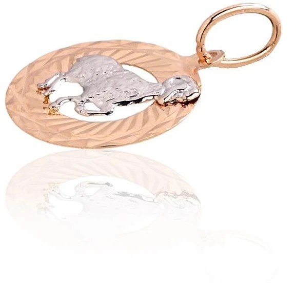 Diamond Sky Jewelry Auksinis zodiako ženklo pakabukas „Avinas VII“