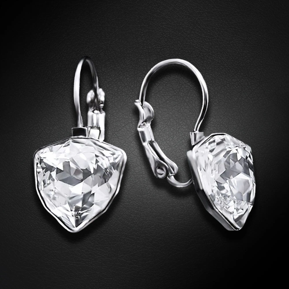 Diamond Sky Jewelry Auskarai „Bermuda Triangle“ su Swarovski® kristalais