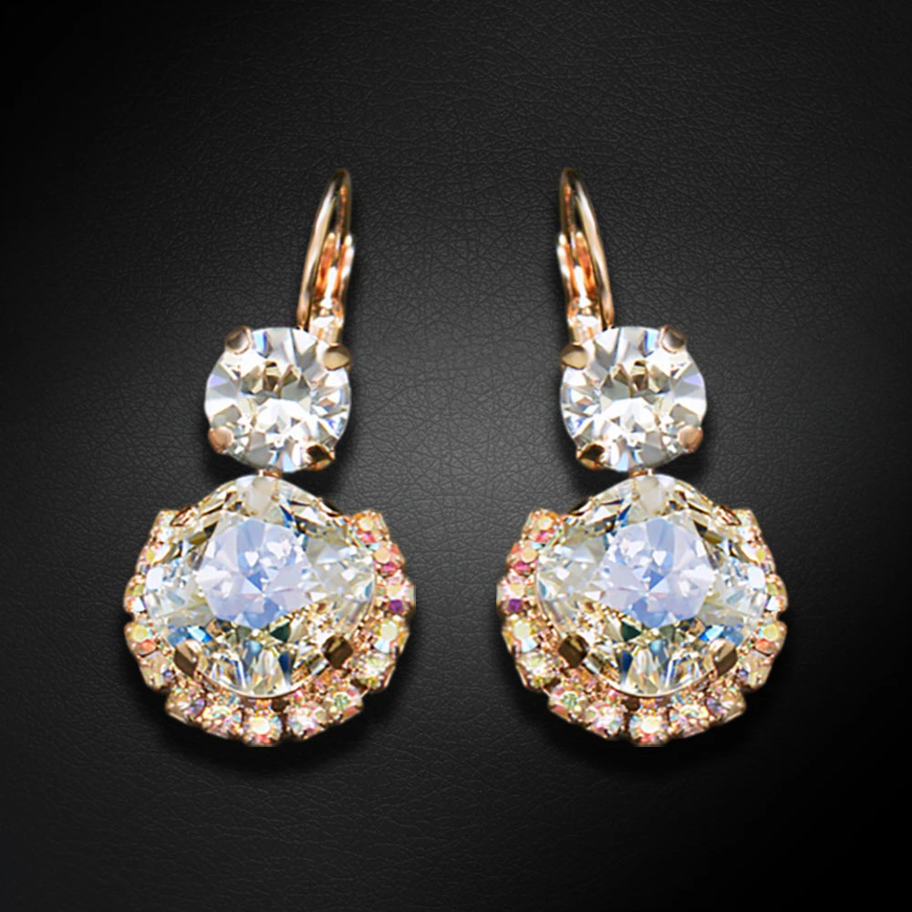 Diamond Sky Jewelry Auskarai „Clarice VI (Crystal Moonlight)“ su Swarovski® kristalais