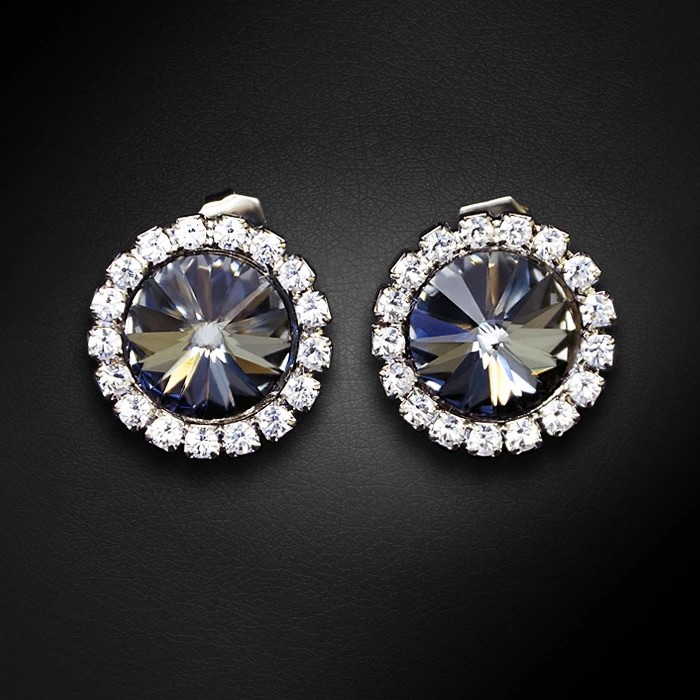 Diamond Sky Jewelry Auskarai „Clarice X (Nightfall)“ su Preciosa® kristalais