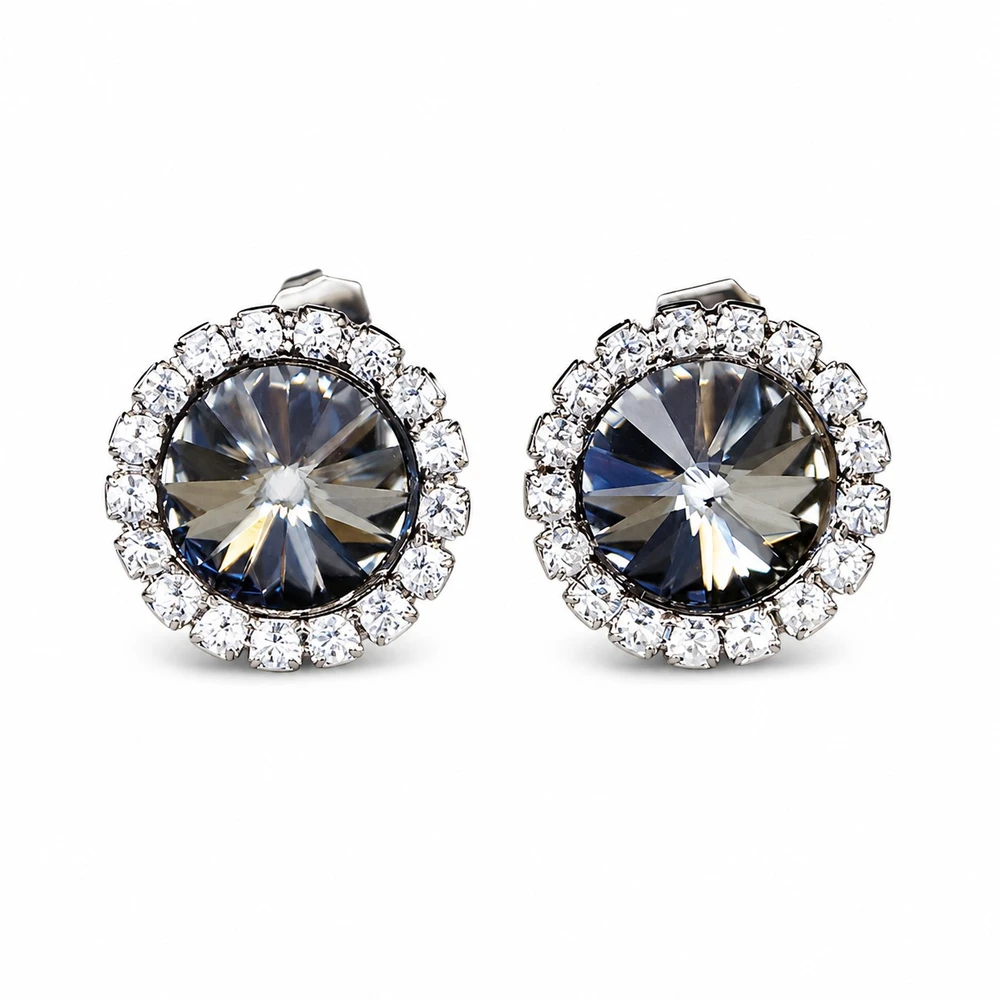 Diamond Sky Jewelry Auskarai „Clarice X (Nightfall)“ su Preciosa® kristalais