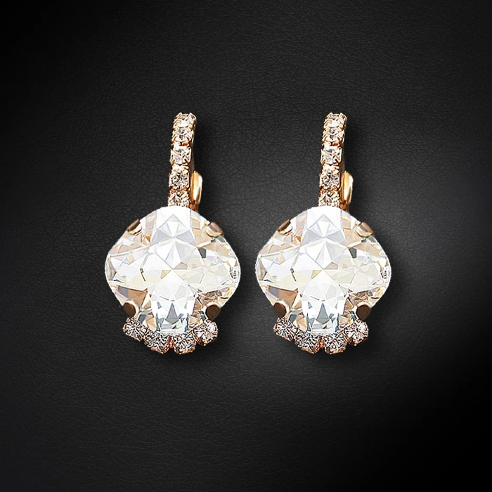 Diamond Sky Jewelry Auskarai „Crete“ su Preciosa® kristalais