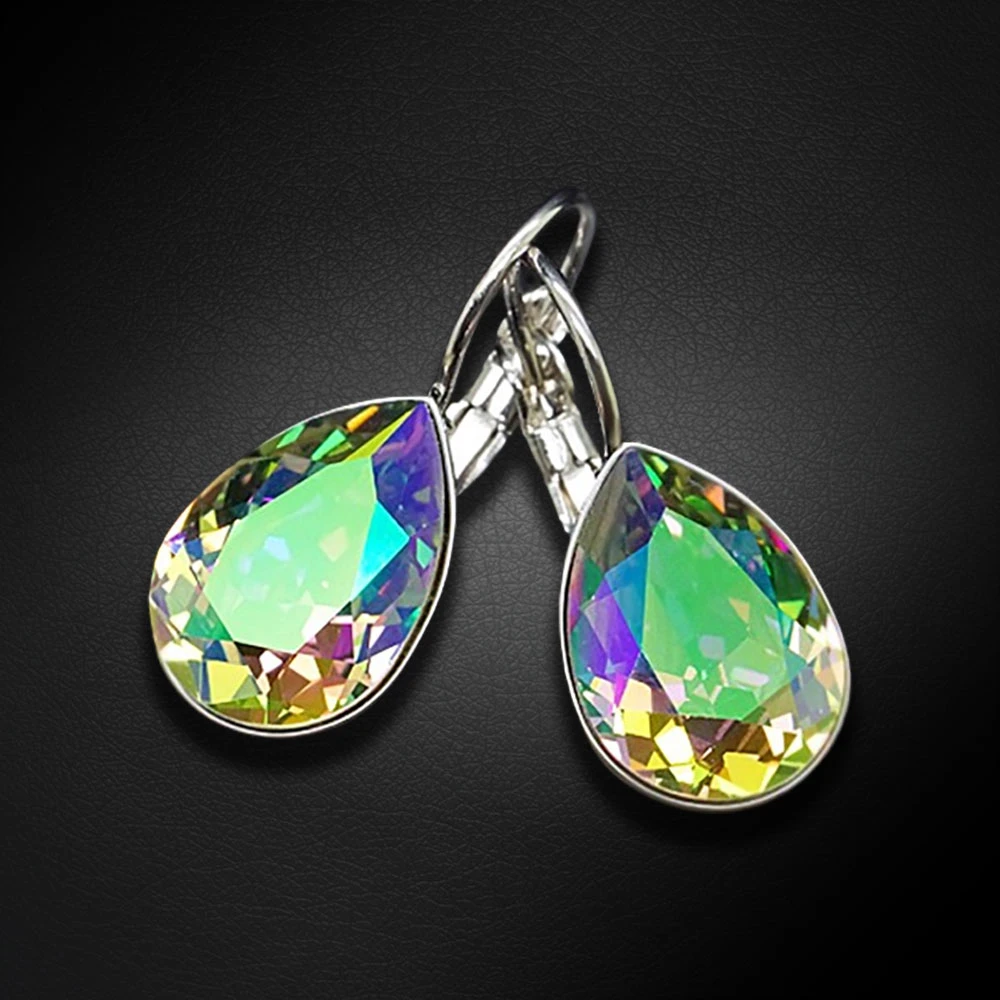 Diamond Sky Jewelry Auskarai „Crystal Drop (Paradise Shine)“ su Swarovski® kristalais
