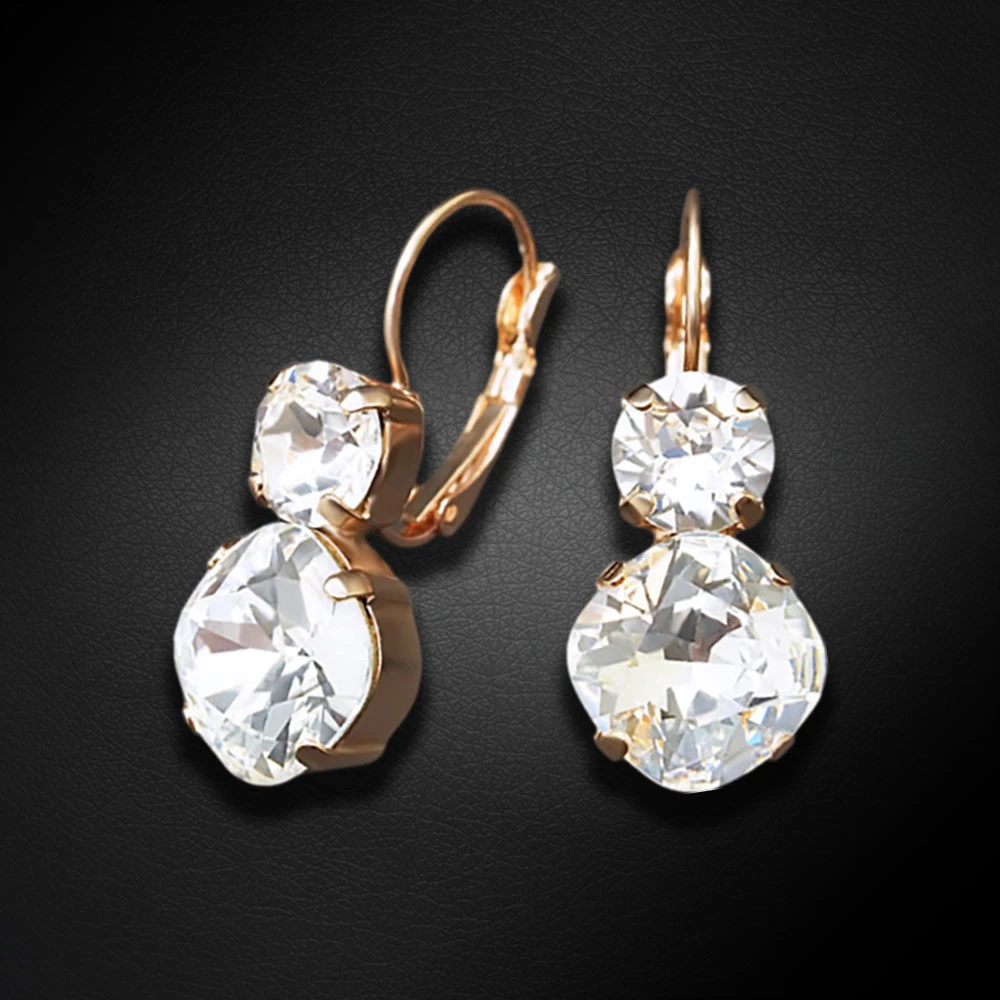 Diamond Sky Jewelry Auskarai „Glare VI“ su Swarovski® kristalais
