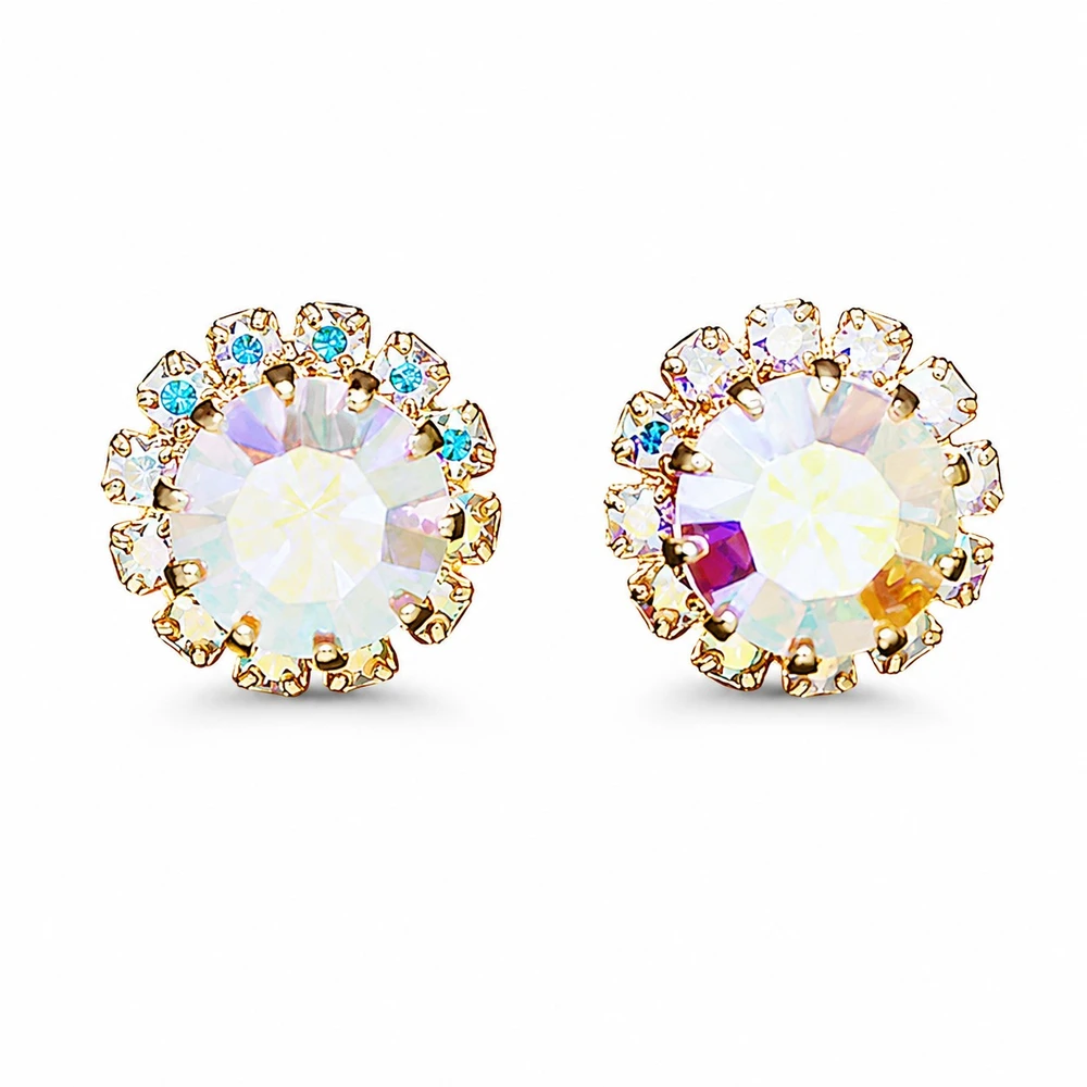Diamond Sky Jewelry Auskarai „Glory (Aurora Borealis)“ su Preciosa® kristalais