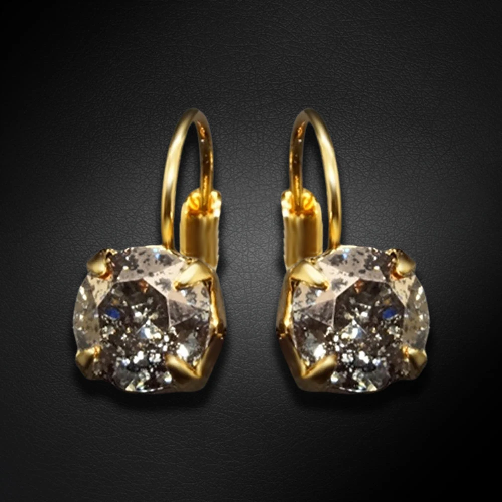 Diamond Sky Jewelry Auskarai „Glory (Rose Patina)“ su Swarovski® kristalais