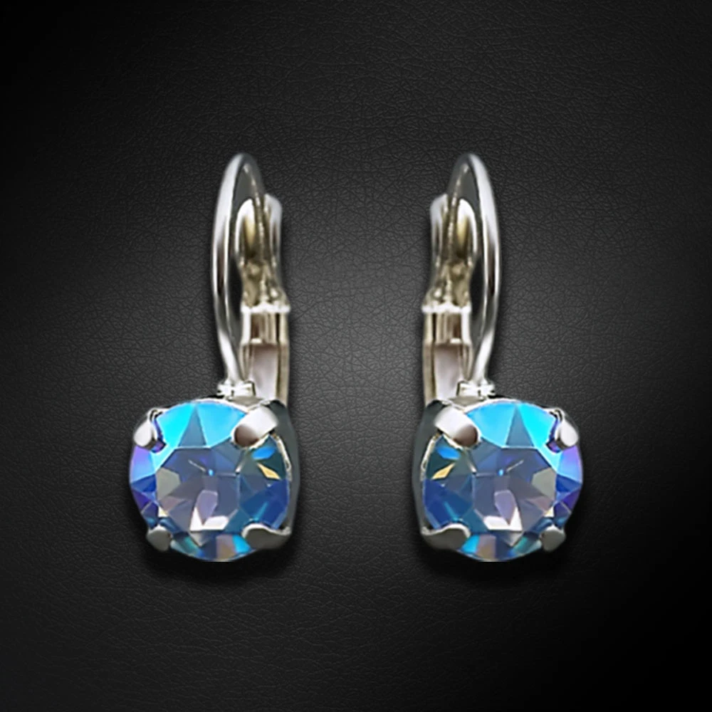 Diamond Sky Jewelry Auskarai „Glory (Sapphire Shimmer)“ su Swarovski® kristalais