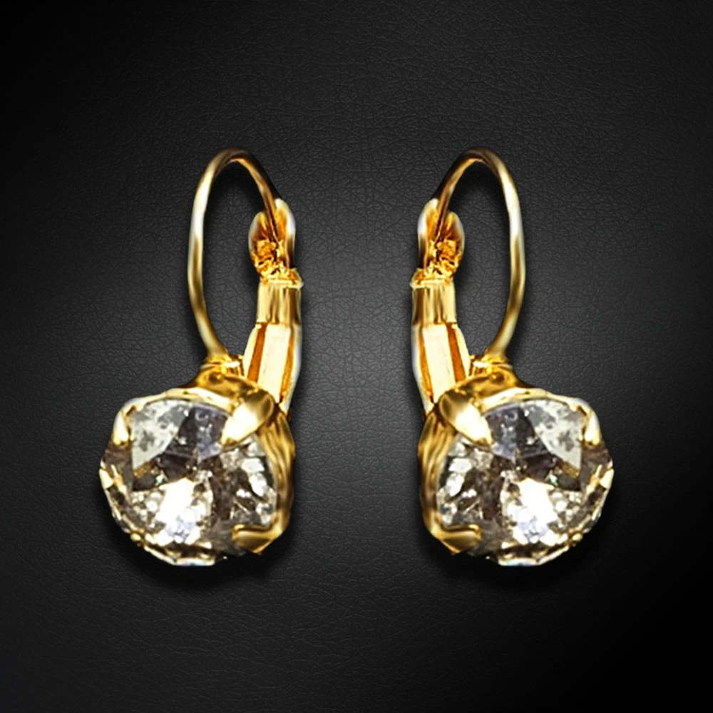 Diamond Sky Jewelry Auskarai „Glory (Sidabrinis Patina)“ su Swarovski® kristalais