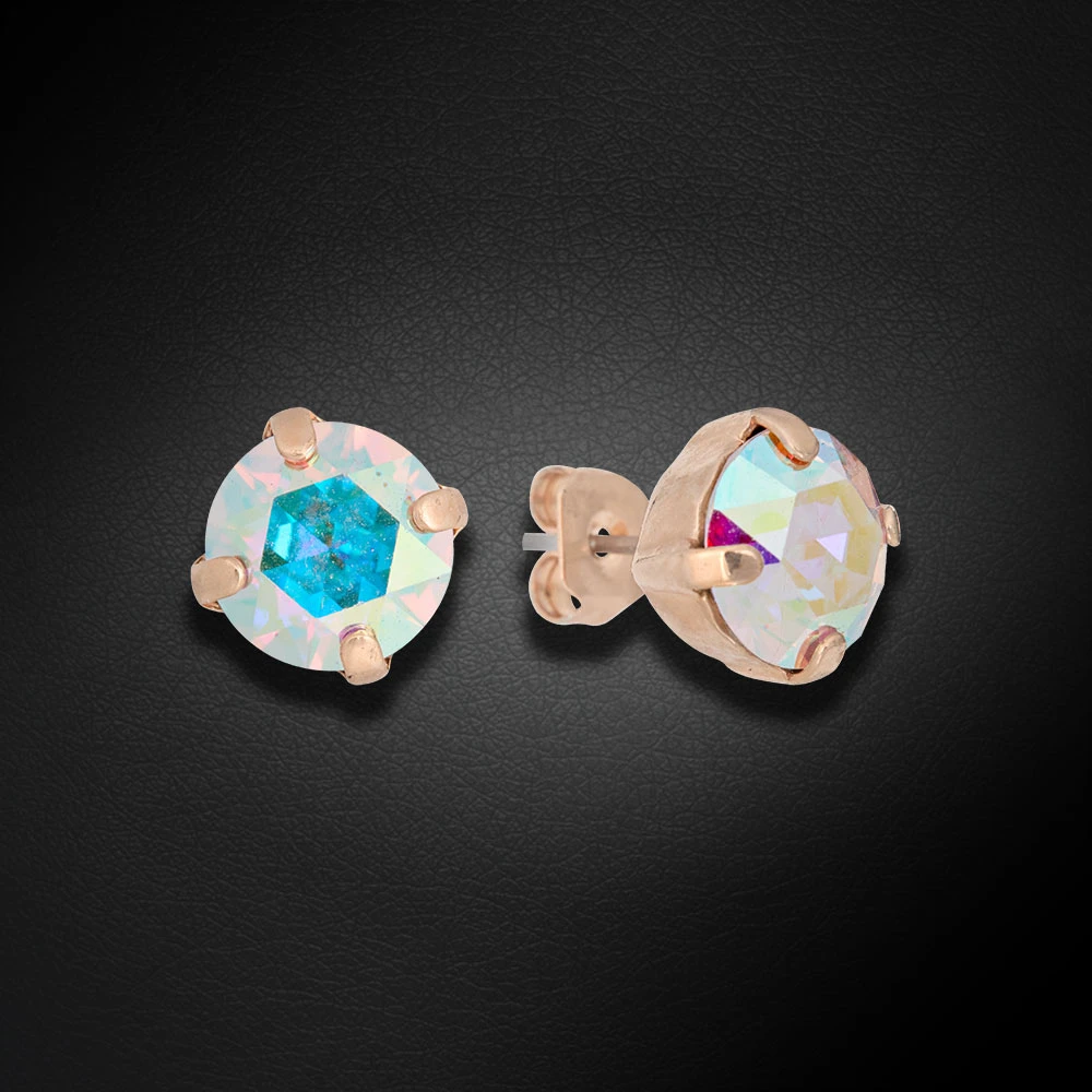 Diamond Sky Jewelry Auskarai „Glory VI (Aurora Borealis)“ su Swarovski® kristalais