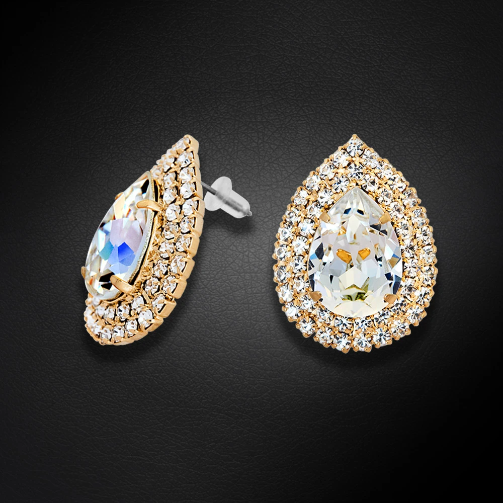 Diamond Sky Jewelry Auskarai „Jasmine“ su Swarovski® kristalais