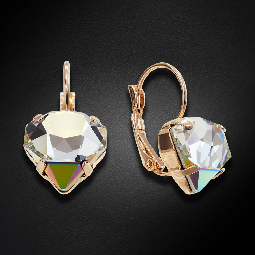 Diamond Sky Jewelry Auskarai „Lucia (VItrail Medium)“ su Swarovski® kristalais