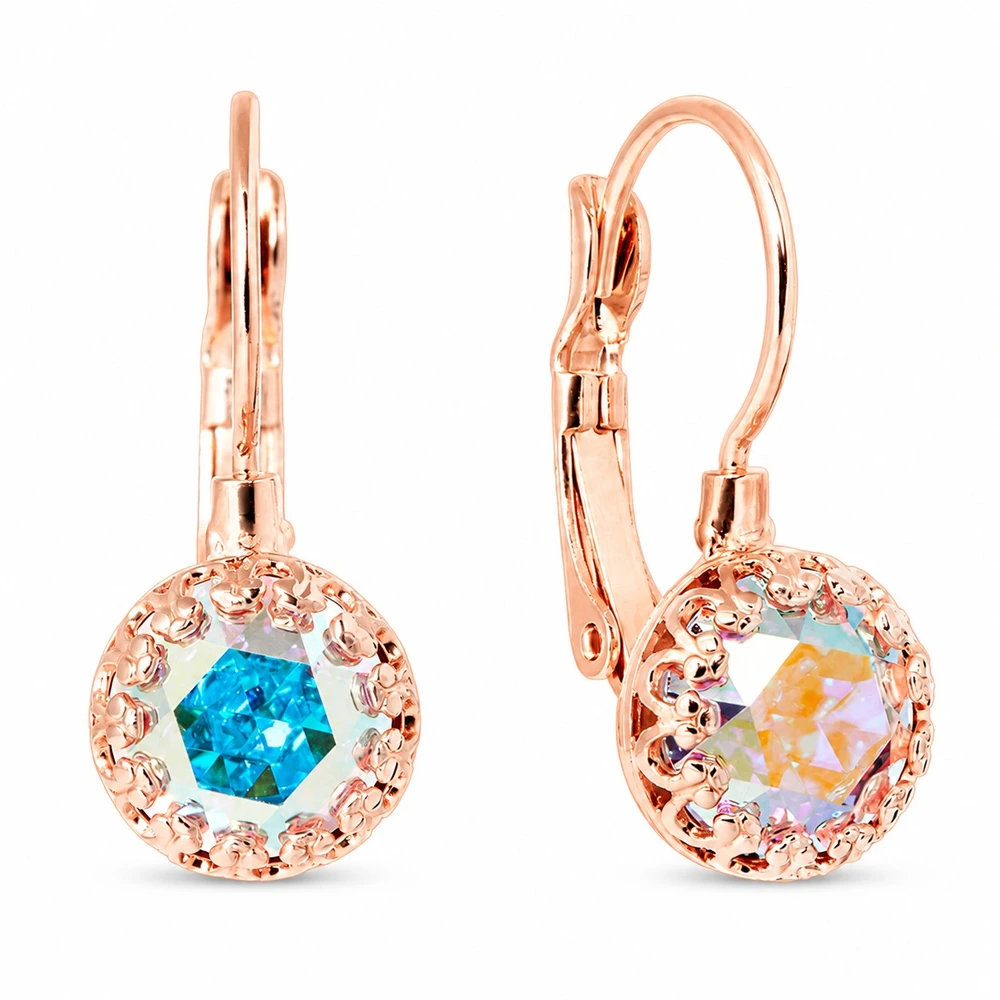 Diamond Sky Jewelry Auskarai „Vintage (Aurora Borealis)“ su Preciosa® kristalais