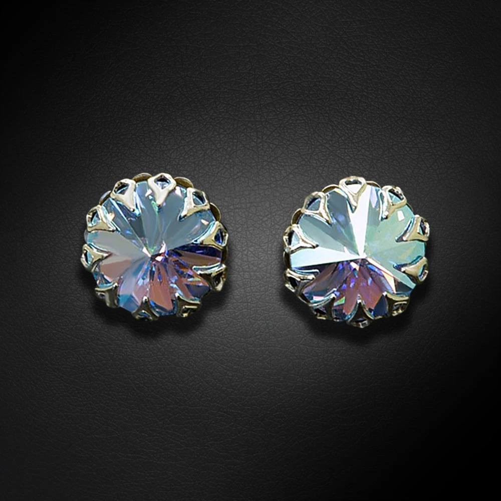 Diamond Sky Jewelry Auskarai „Vintage (Light Sapphire Shimmer)“ su Swarovski® kristalais