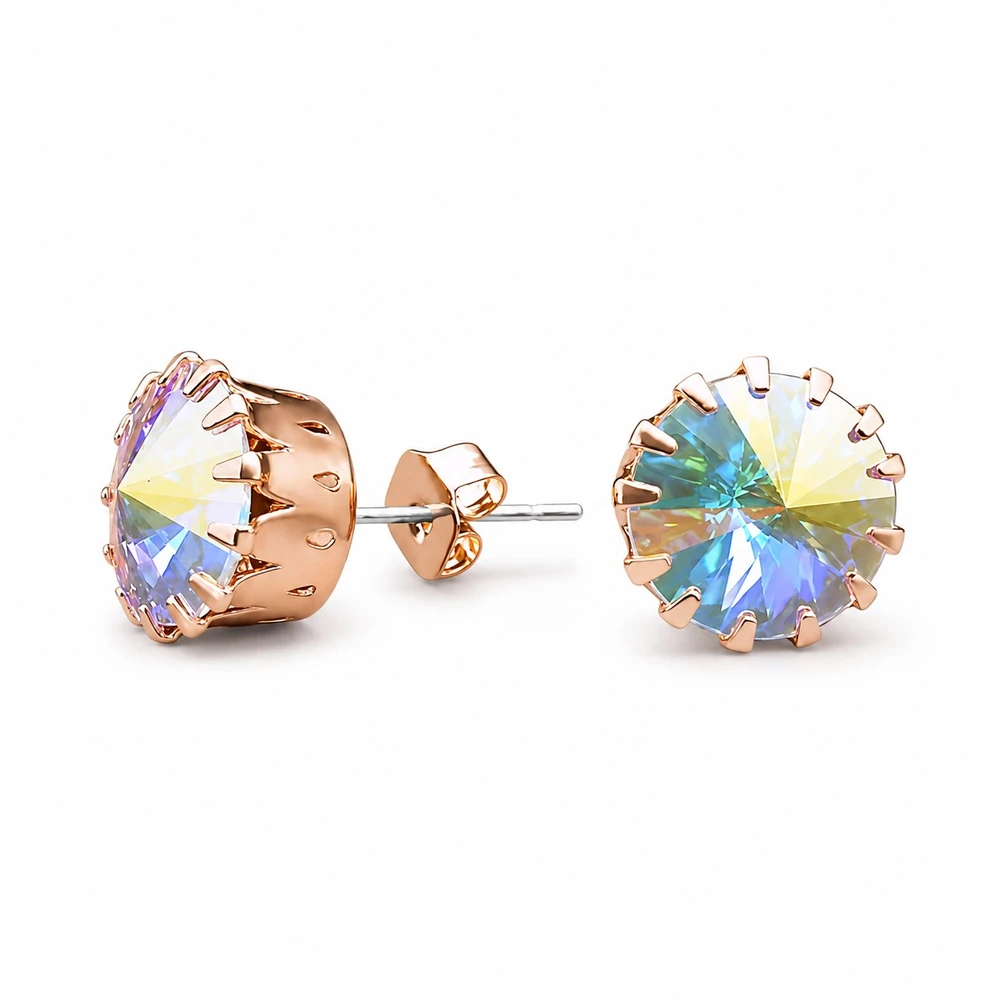 Diamond Sky Jewelry Auskarai „Vintage VII (Aurora Borealis)“ su Swarovski® kristalais