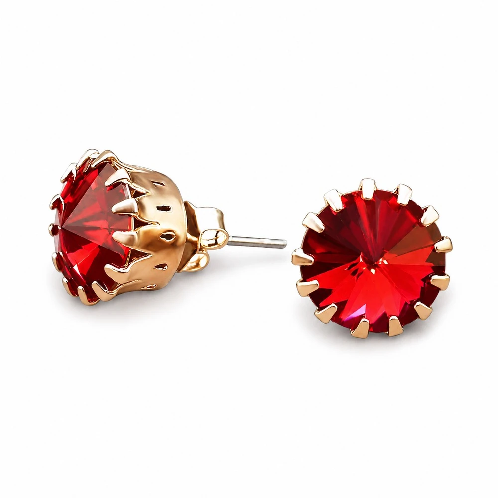 Diamond Sky Jewelry Auskarai „Vintage VII (Scarlet)“ su Swarovski® kristalais