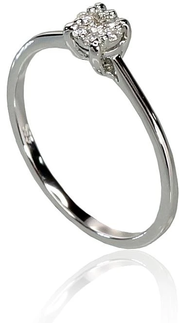 Diamond Sky Jewelry Auksinis žiedas su deimantais „Solitaras VI“