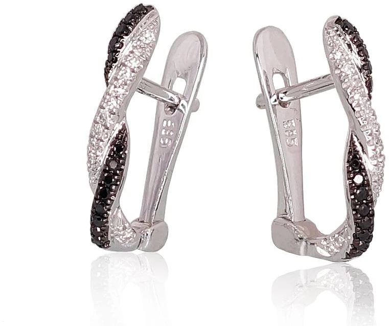 Diamond Sky Jewelry Auksiniai auskarai su deimantais „Roxana II“