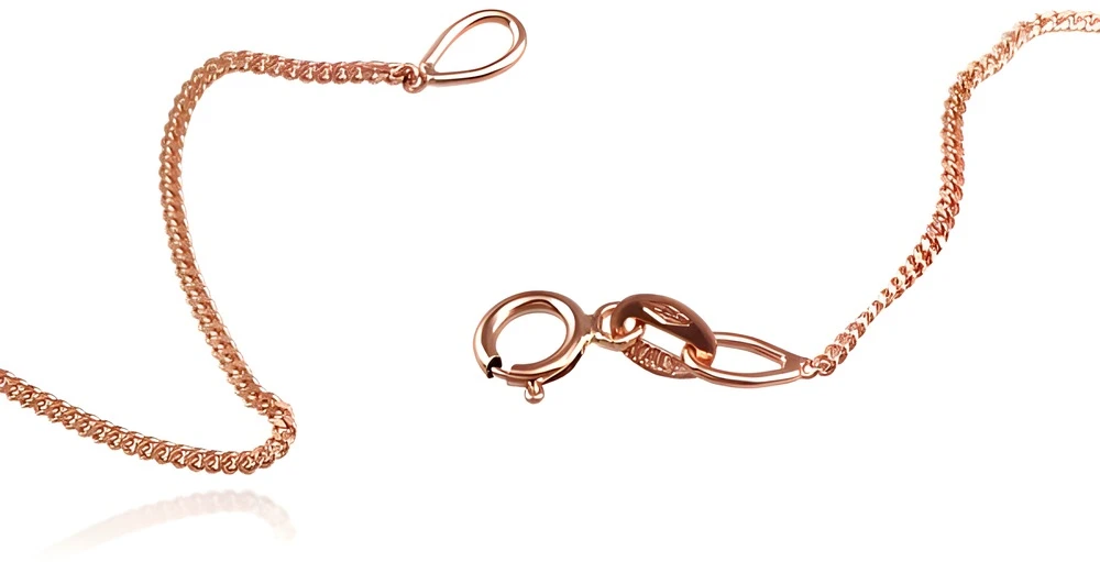 Diamond Sky Jewelry Itališka raudono aukso grandinėlė „Cartier IV“