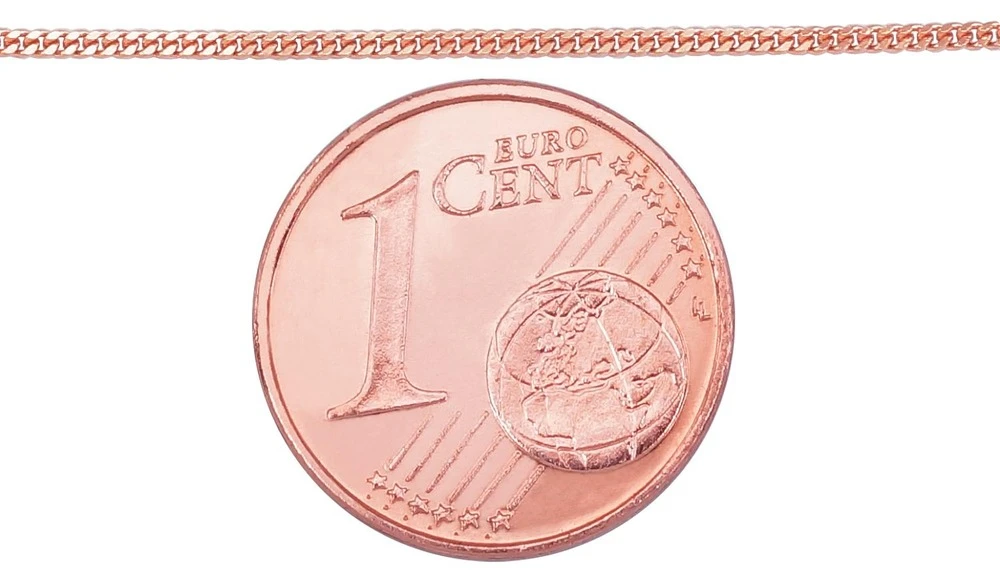 Diamond Sky Jewelry Itališka raudono aukso grandinėlė „Cartier IV“