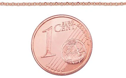 Diamond Sky Jewelry Itališka raudono aukso grandinėlė „Inkaras V“