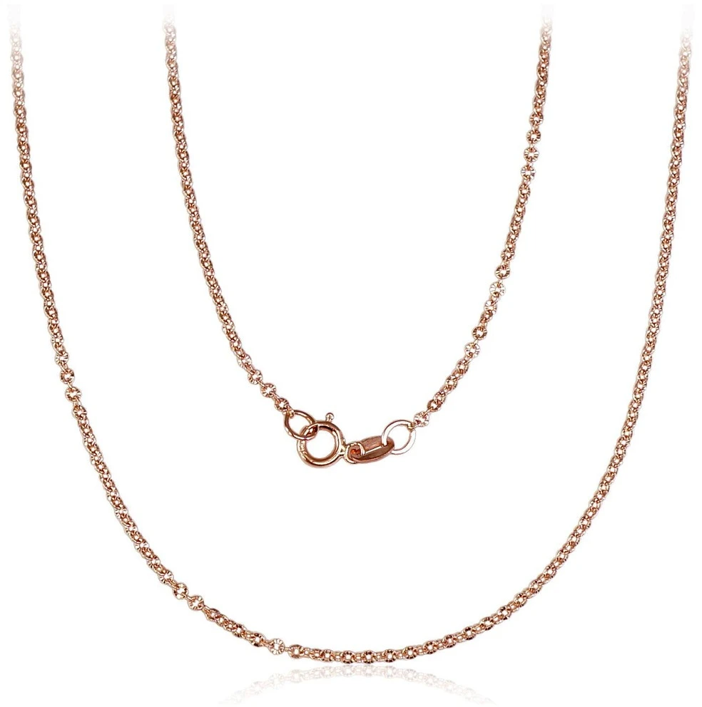 Diamond Sky Jewelry Itališka raudono aukso grandinėlė „Inkaras“