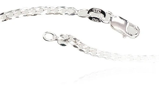 Diamond Sky Jewelry Itališka sidabrinė grandinėlė „Cartier XIX“