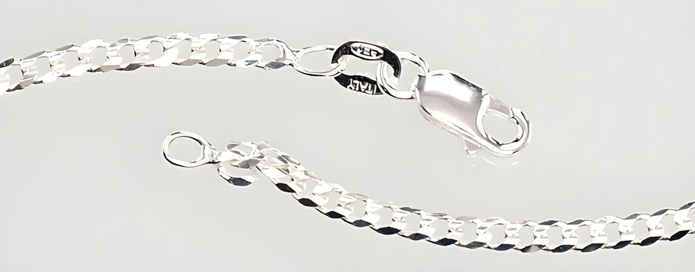 Diamond Sky Jewelry Itališka sidabrinė grandinėlė „Cartier XIX“