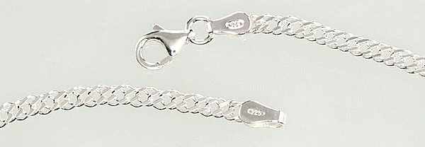 Diamond Sky Jewelry Itališka sidabrinė grandinėlė „Rombo“