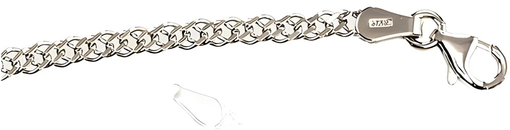 Diamond Sky Jewelry Itališka sidabrinė grandinėlė „Rombo III“