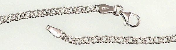 Diamond Sky Jewelry Itališka sidabrinė grandinėlė „Rombo III“