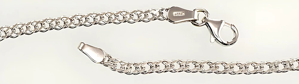 Diamond Sky Jewelry Itališka sidabrinė grandinėlė „Rombo III“