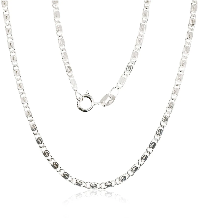Diamond Sky Jewelry Itališka sidabrinė grandinėlė „Snail III“