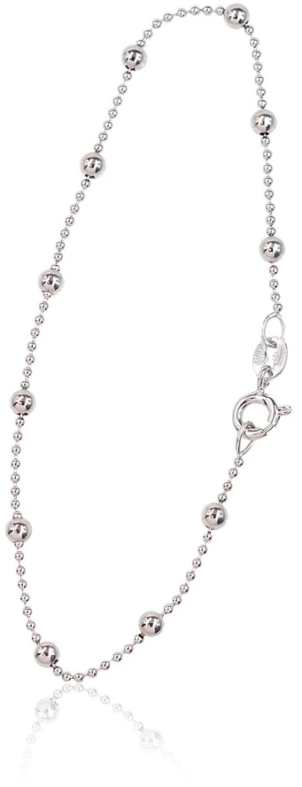 Diamond Sky Jewelry Itališka sidabrinė grandinėlės apyrankė „Beads V“
