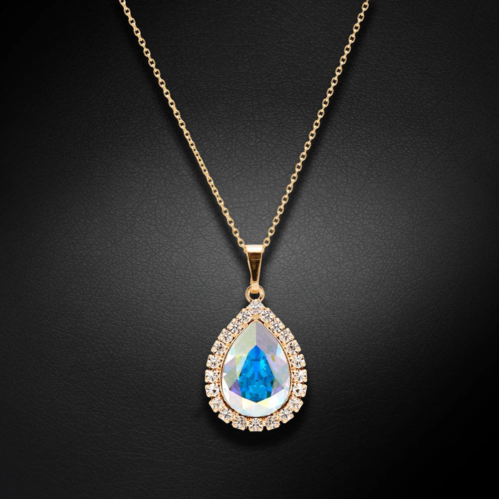 Diamond Sky Jewelry Pakabukas „Celestial Drop (Aurora Borealis)“ su Swarovski® kristalais