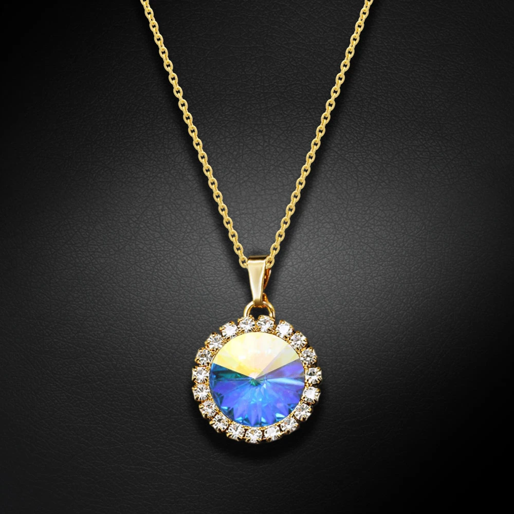 Diamond Sky Jewelry Pakabukas „Clarice (Aurora Borealis)“ su Swarovski® kristalais