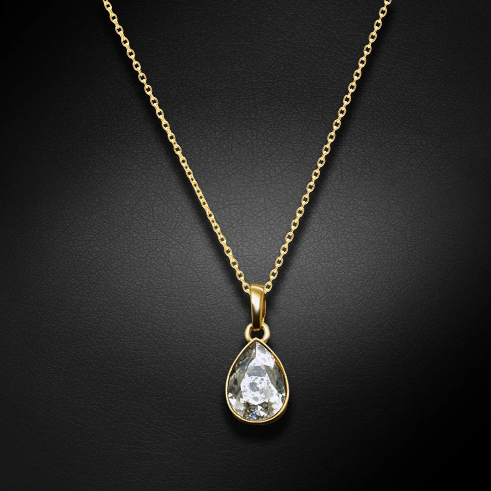 Diamond Sky Jewelry Pakabukas „Crystal Drop (Sidabrinis Patina)“ su Swarovski® kristalais