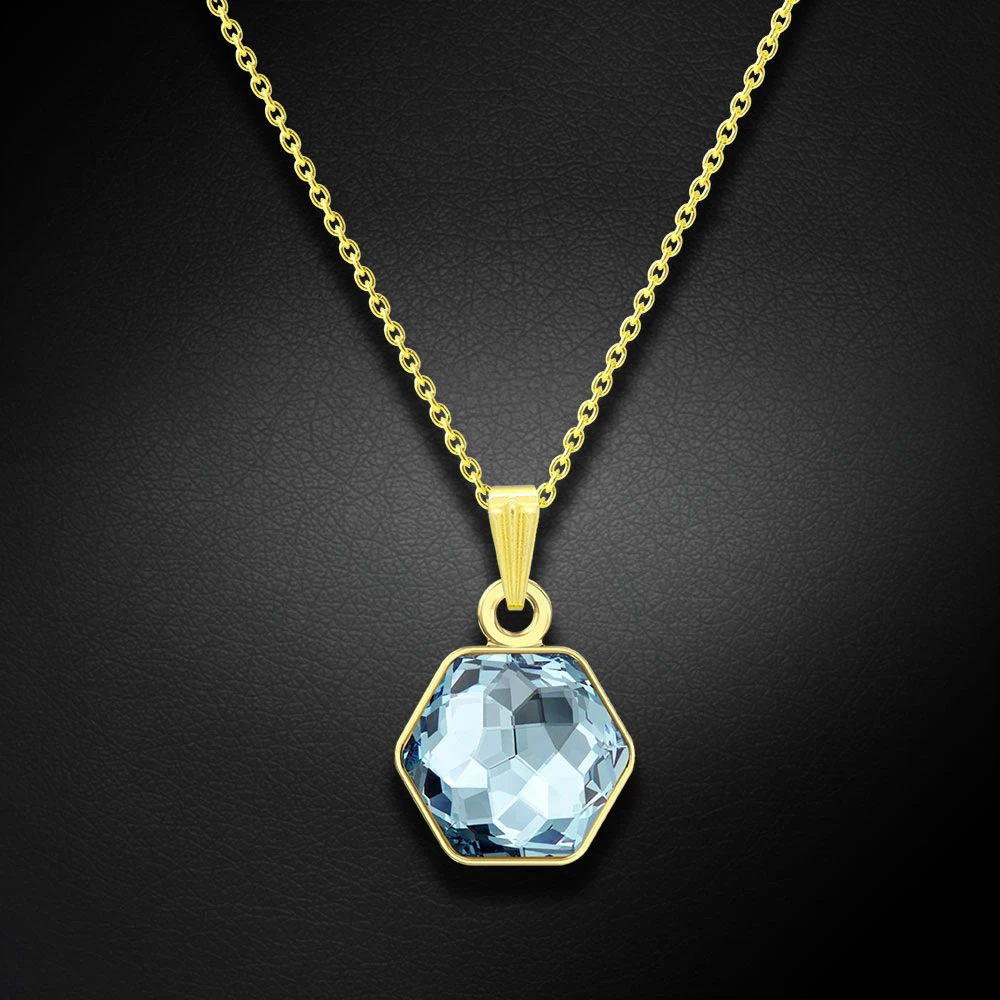 Diamond Sky Jewelry Pakabukas „Fantasy (Aquamarine Mėlyna)“ su Swarovski® kristalais