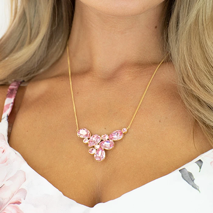 Diamond Sky Jewelry Pakabukas „Fillory Magic (Light Rose)“ su Preciosa® kristalais