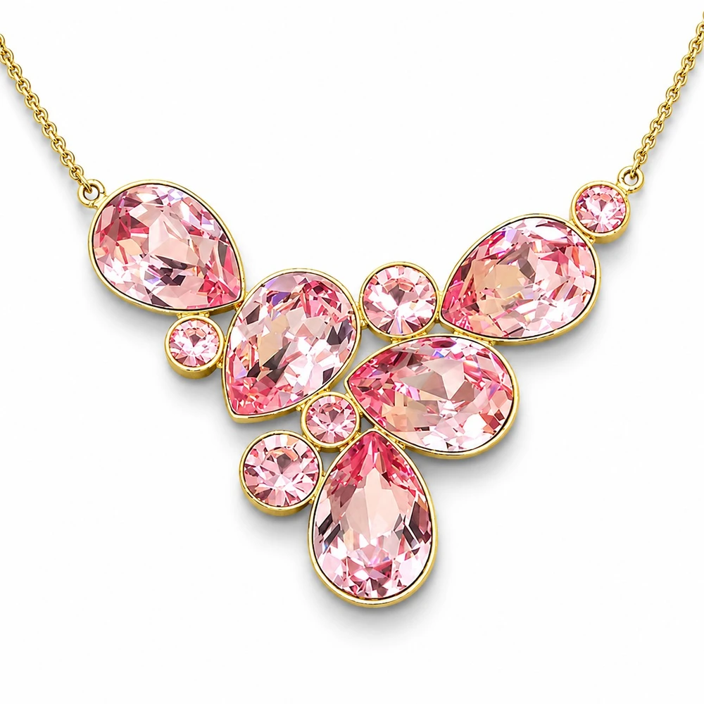Diamond Sky Jewelry Pakabukas „Fillory Magic (Light Rose)“ su Preciosa® kristalais
