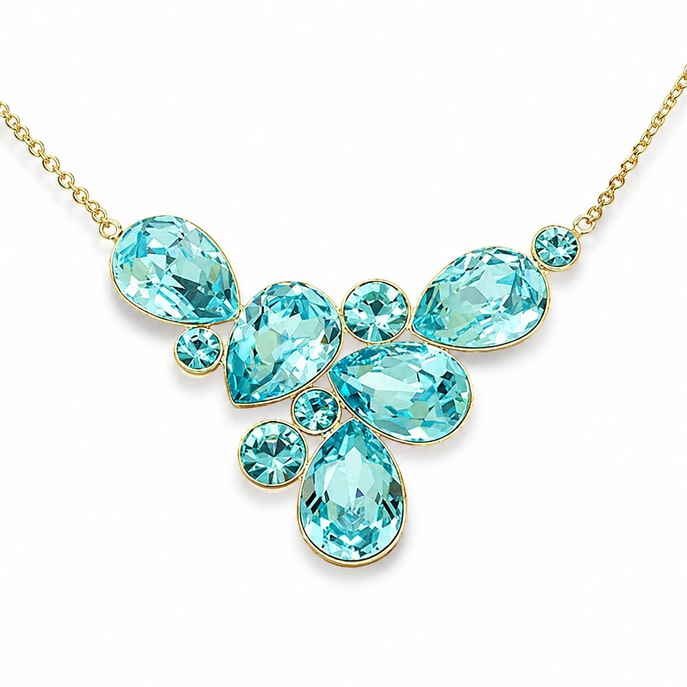 Diamond Sky Jewelry Pakabukas „Fillory Magic (Aqua Bohemica)“ su Preciosa® kristalais