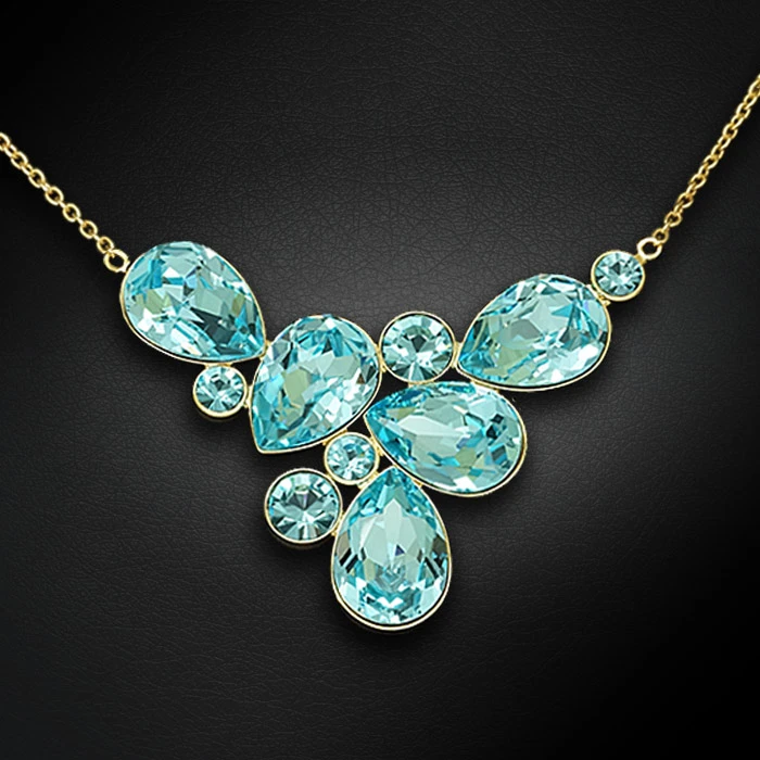 Diamond Sky Jewelry Pakabukas „Fillory Magic (Aqua Bohemica)“ su Preciosa® kristalais