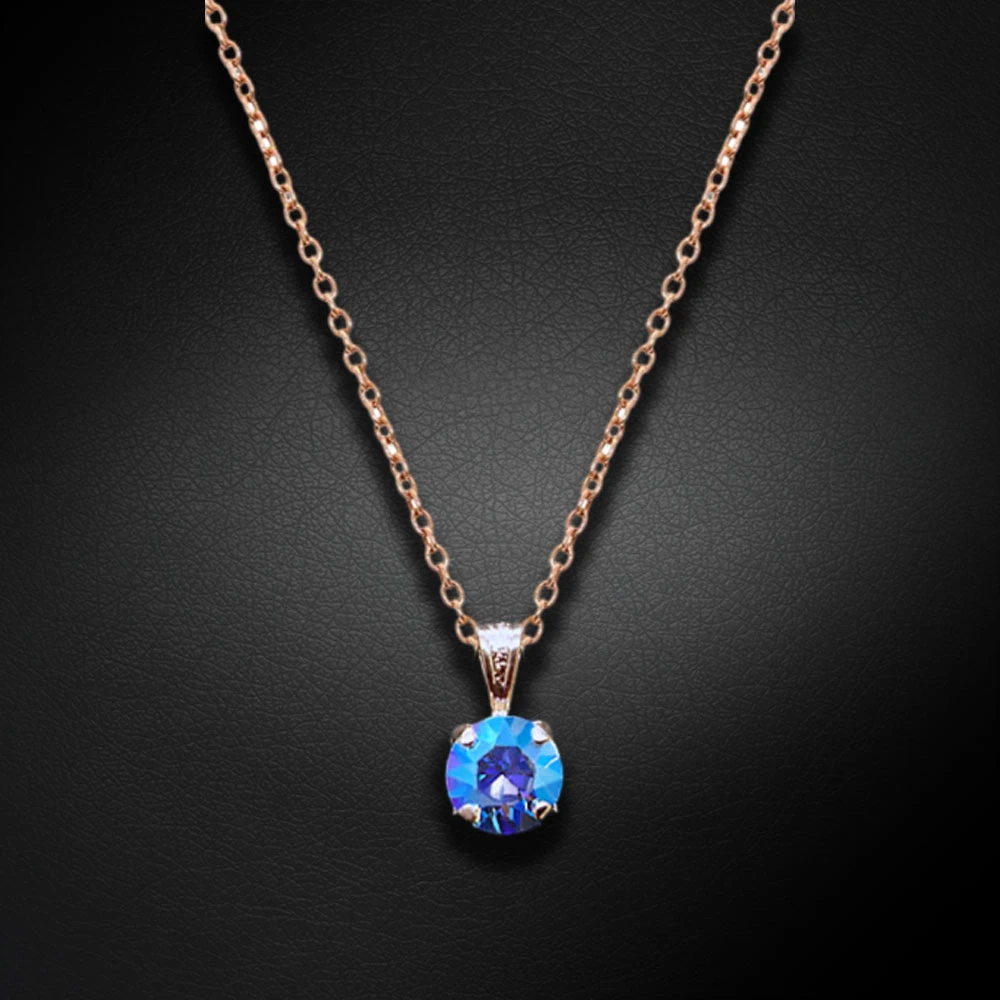Diamond Sky Jewelry Pakabukas „Juno (Light Sapphire Shimmer)“ su Swarovski® kristalais