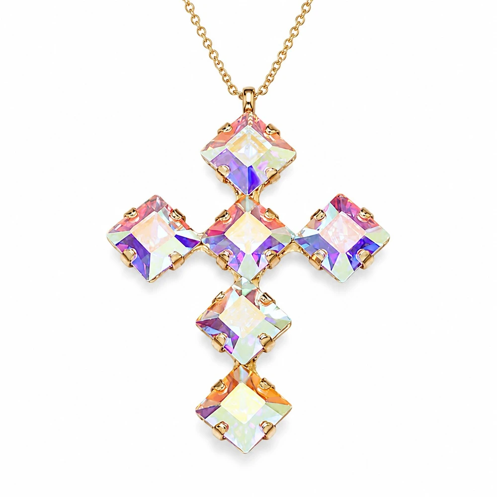 Diamond Sky Jewelry Pakabukas „Uni (Aurora Borealis)“ su Swarovski® kristalais
