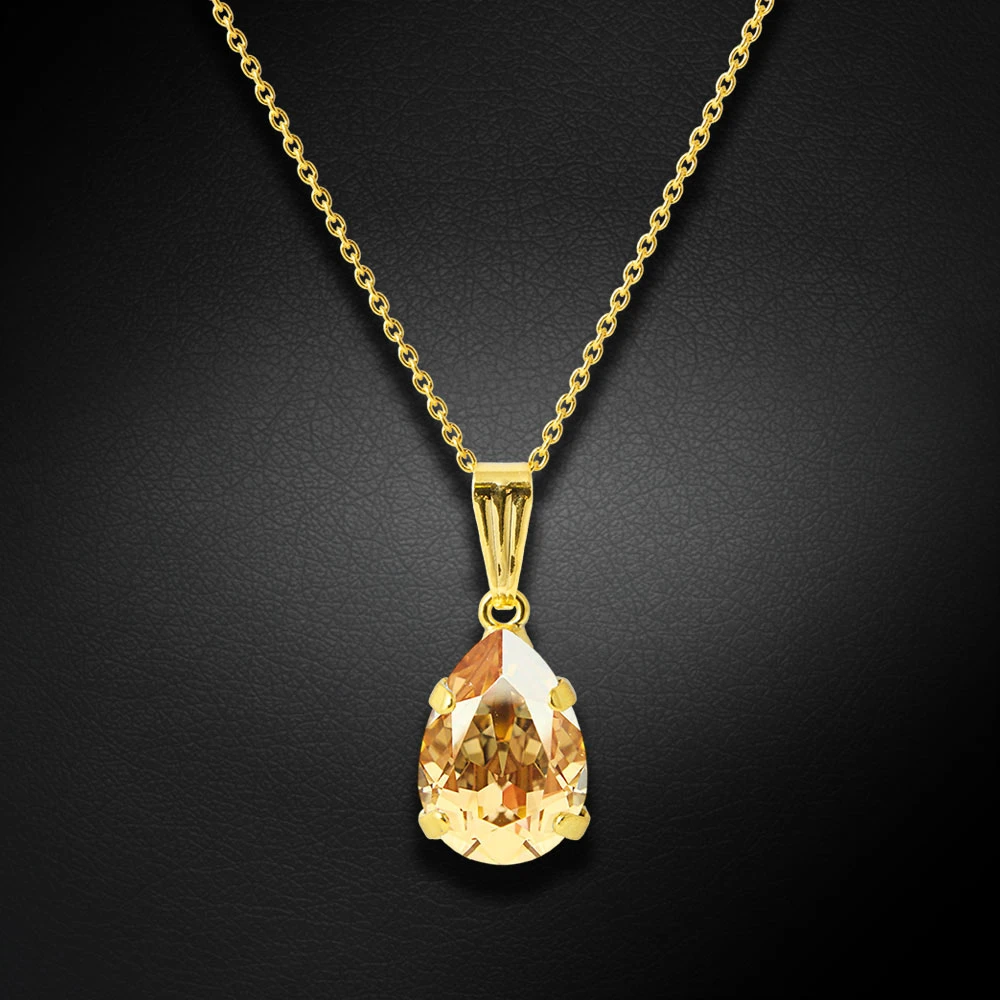 Diamond Sky Jewelry Pakabukas „Venus II (Golden Shadow)“ su Swarovski® kristalais