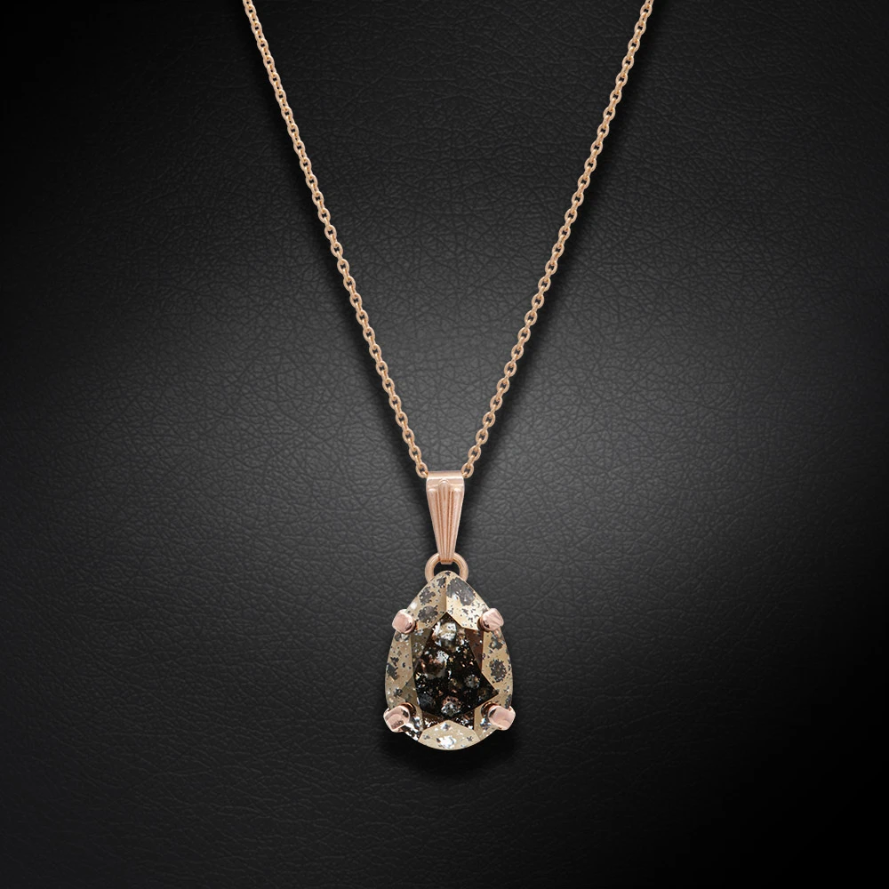 Diamond Sky Jewelry Pakabukas „Venus II (Gold Patina)“ su Swarovski® kristalais