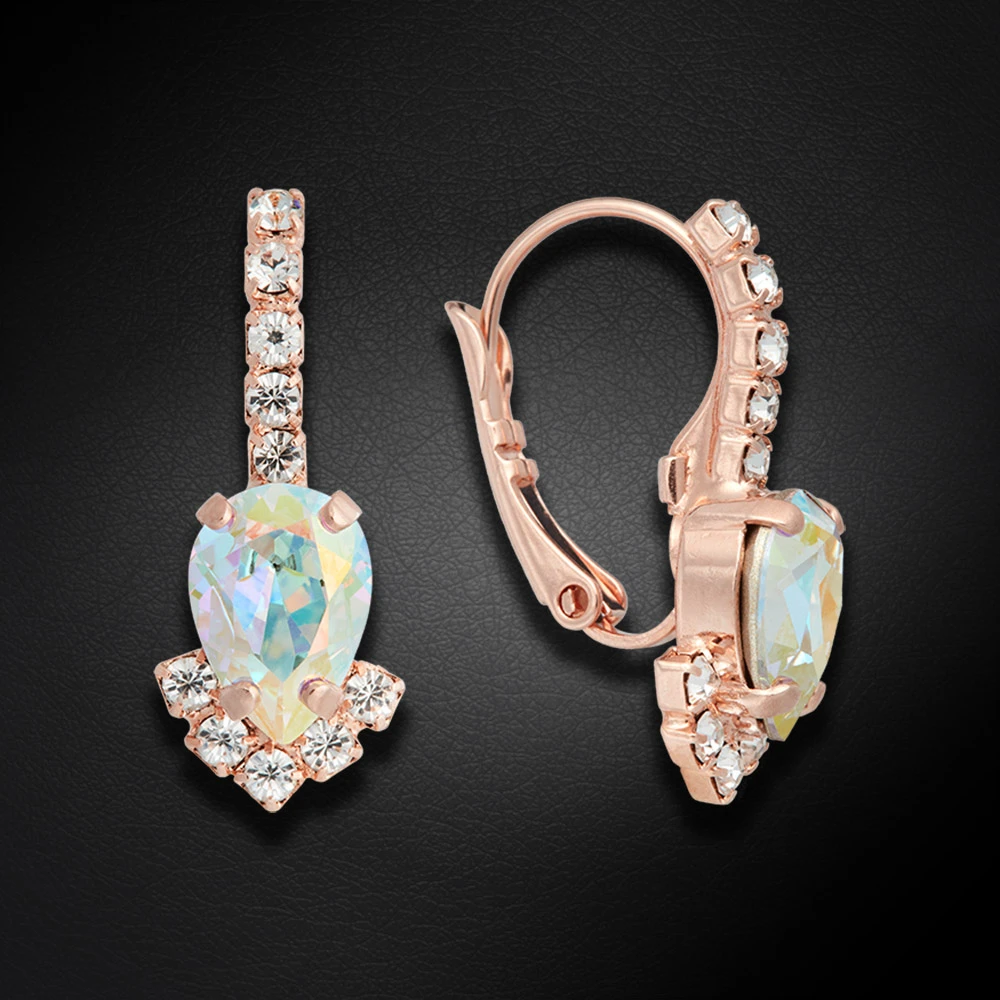 Diamond Sky Jewelry Papuošalų rinkinys moterims „Leonora II (Aurora Borealis)“ su Preciosa® kristalais